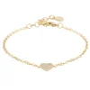 Snö of Sweden Armband North Mini Heart Guld