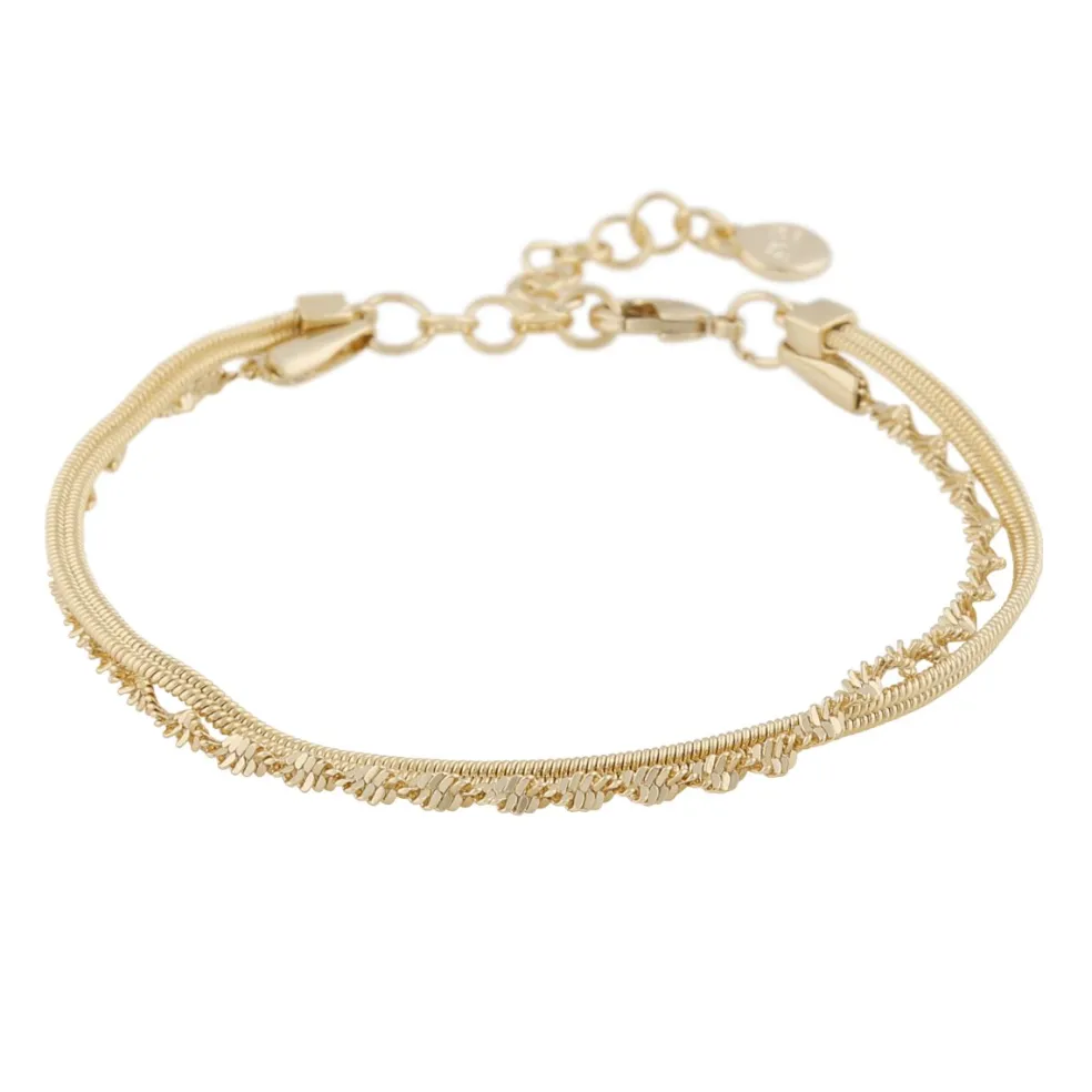 Snö of Sweden Armband Serena Guld
