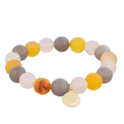 Snö of Sweden Armband Unnie Medium Mix Gul