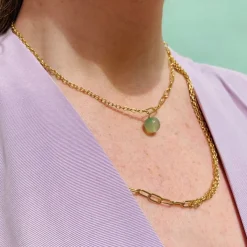 Snö of Sweden Halsband Avion Pendant Grön