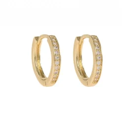 Snö of Sweden Örhängen Elaine Ring Guld