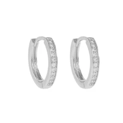 Snö of Sweden Örhängen Elaine Ring Silver