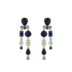 Snö of Sweden Örhängen Ellie Pendant Blå