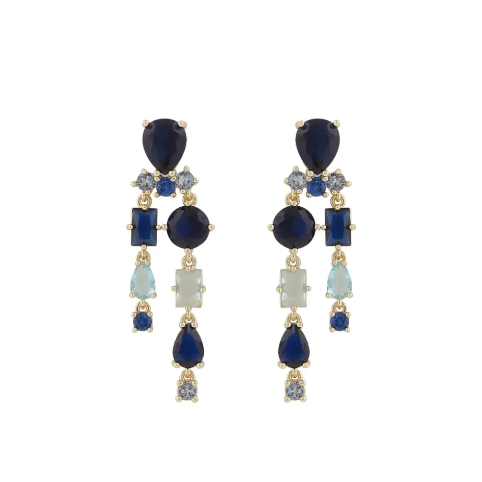 Snö of Sweden Örhängen Ellie Pendant Blå