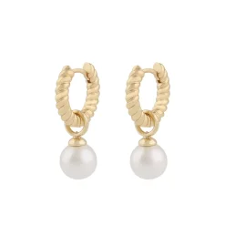 Snö of Sweden Örhängen Lydia Ring Guld