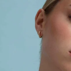 Snö of Sweden Örhängen Lydia Ring Guld