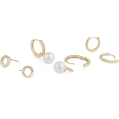 Snö of Sweden Örhängen 3-pack Maine Guld