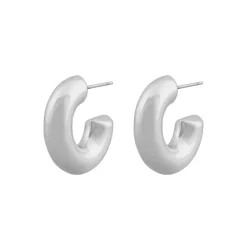 Snö of Sweden Örhängen Sevilla Big Silver