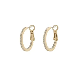 Snö of Sweden Örhängen Story Small Ring Guld