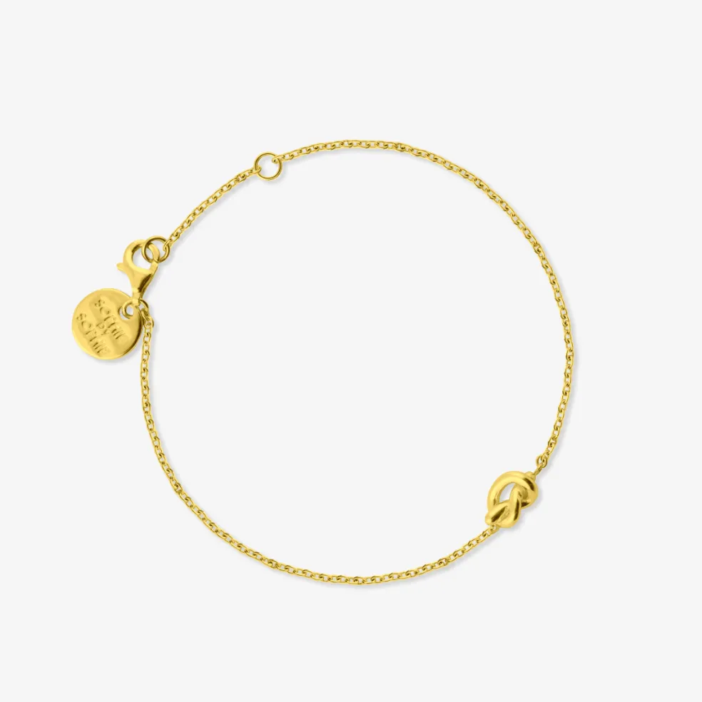 Sophie by Sophie - Armband Knot Guld