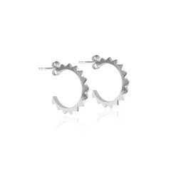 Sophie by Sophie - Örhängen Pyramid Hoops Silver