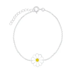 The Botilda - Armband Blomma Vit Gul