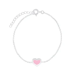 The Botilda - Armband Hjärta Rosa