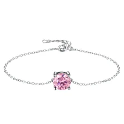 The Botilda - Armband Månadssten Oktober Silver