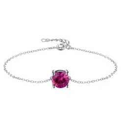 The Botilda - Armband Månadssten Juli Silver