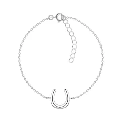 The Botilda - Armband Plain Hästsko Silver