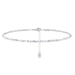 The Botilda - Fotlänk Cubes Silver