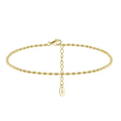 The Botilda - Fotlänk Rice Beads Guld