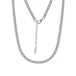 The Botilda - Halsband Cadena Silver Klar
