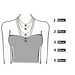 The Botilda - Halskedja Silver Circle Rolo Link