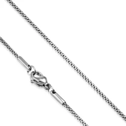 The Botilda - Halskedja Silver Rund