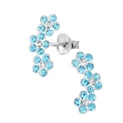 The Botilda - Örhängen Blommor Trio Blå