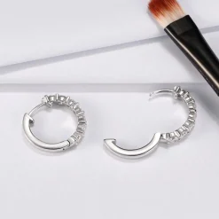 The Botilda - Örhängen Cadena Creol M Silver Klar