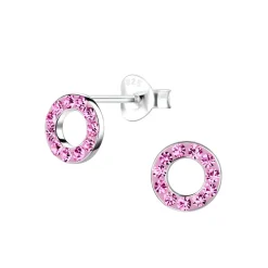 The Botilda - Örhängen Cirkel Rosa