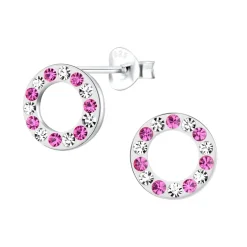 The Botilda - Örhängen Cirkel Rosa Mix