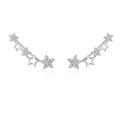 The Botilda - Örhängen Climber Stars Silver