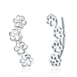 The Botilda - Örhängen Climber Tassar Silver