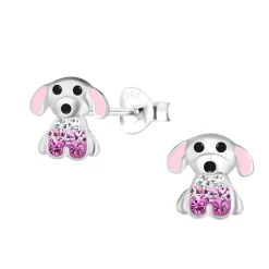 The Botilda - Örhängen Hund Rosa