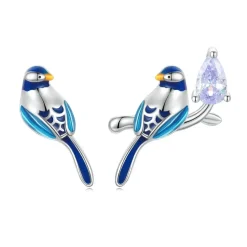 The Botilda - Örhängen Kanariefågel Blå