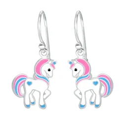 The Botilda - Örhängen Krok Enhörning Stående