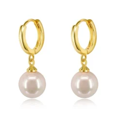 The Botilda - Örhängen Retro Guld Rosa