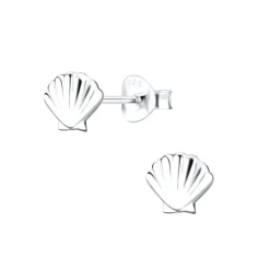 The Botilda - Örhängen Snäcka Plain Silver