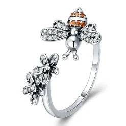 The Botilda - Ring Bi Blommor Silver