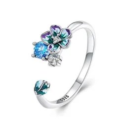 The Botilda - Ring Blomma Silver