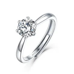 The Botilda - Ring Månadssten April Silver