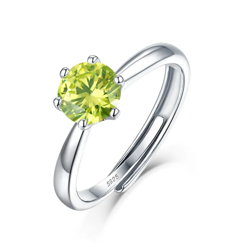 The Botilda - Ring Månadssten Augusti Silver