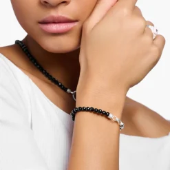 Thomas Sabo - Armband Beads 0,5 Svart