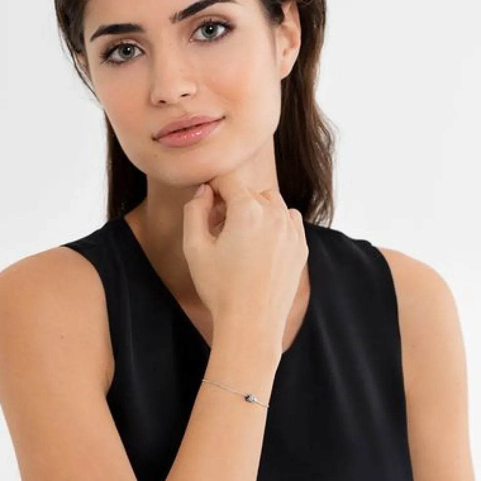 Thomas Sabo - Armband Dödskalle Diamant Silver