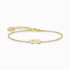 Thomas Sabo - Armband Evighetstecken Plain Guld