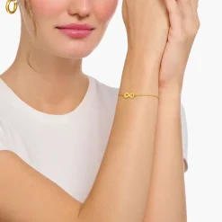 Thomas Sabo - Armband Evighetstecken Plain Guld