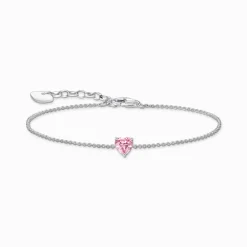 Thomas Sabo - Armband Hjärta Rosa