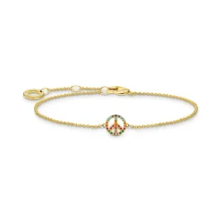 Thomas Sabo - Armband Peace Mix Guld
