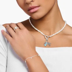 Thomas Sabo - Berlock Charm Club Flygplan Silver Mix