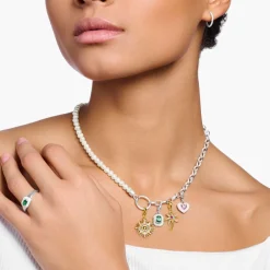 Thomas Sabo - Berlock Charm Club Oktagon Grön