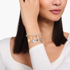 Thomas Sabo - Berlock Charm Club Stjärna Blå Guld