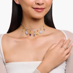 Thomas Sabo - Berlock Charm Club Best Friend Lila